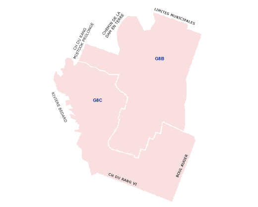 FSA Codes by East Quebec Moving Tools TopMoving.ca
